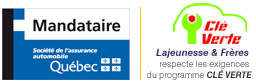 Lajeunesse et frères mandataire Société de l'assurance automobile respecte les exigences de programme Clé Verte