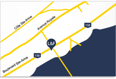 Carte de l'atelier mécanique Lajeunesse & frères Sainte-Anne-de-Beaupré